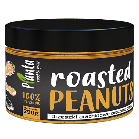 Płatki orzecha arachidowego prażone